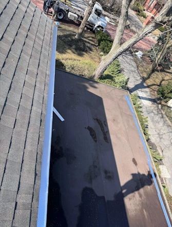 Professional micro-mesh gutter guards installation on a detached home in Toronto